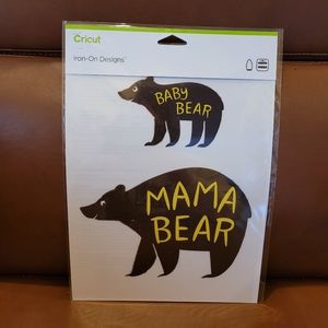 Cricut Iron-On Designs Mama Bear/Baby Bear